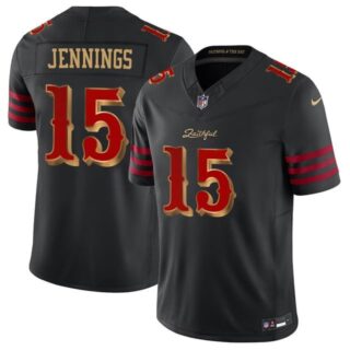 Men's San Francisco 49ers #15 Jauan Jennings Vapor F.U.S.E. Limited Rivalry Series Jersey