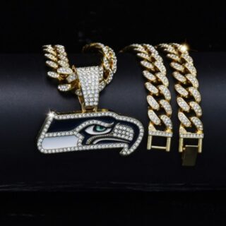Seahawks 20inch Necklace Gold
