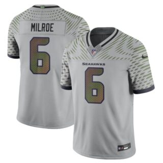 Men's Seattle Seahawks #6 Jalen Milroe F.U.S.E. Limited Rivalry Series Jersey