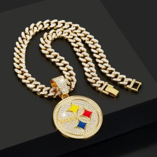 Steelers 20inch Necklace Gold