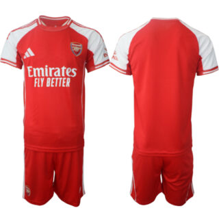 Men's Arsenal F.C Blank Red 2025 Home Soccer Jersey Suit