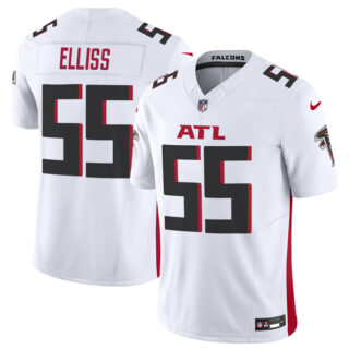 Men's Atlanta Falcons #55 Kaden Elliss White 2025 F.U.S.E. Vapor Untouchable Limited Stitched Football Jersey