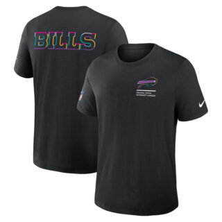 Men's Buffalo Bills Black 2025 Crucial Catch Tri-Blend Dri-FIT T-Shirt