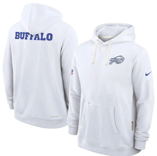 Men's Buffalo Bills White 2025 Rivalry Series Pullover Hoodie