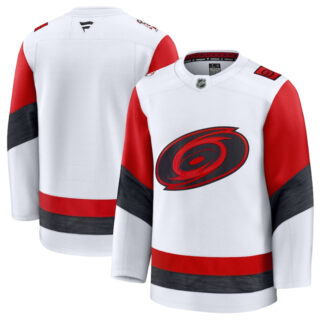 Men's Carolina Hurricanes Blank White 2025 Away Stitched Hockey Jersey
