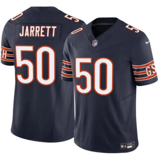 Men's Chicago Bears #50 Grady Jarrett Navy 2025 F.U.S.E. Vapor Untouchable Limited Stitched Football Jersey