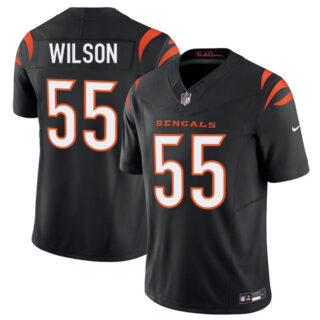 Men's Cincinnati Bengals #55 Logan Wilson Black 2025 F.U.S.E. Vapor Untouchable Limited Stitched Football Jersey