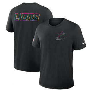Men's Detroit Lions Black 2025 Crucial Catch Tri-Blend Dri-FIT T-Shirt