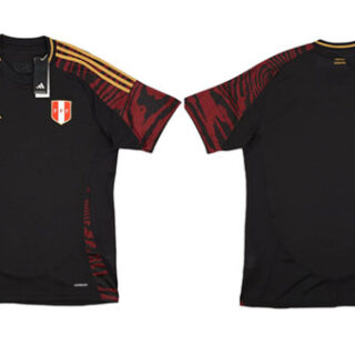 Men's FPF Peru 2024-25 Black Away Soccer Jersey