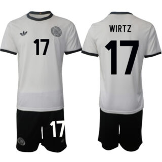 Men's Germany #17 Florian Richard Wirtz White 2025 Home Soccer Jersey Suit