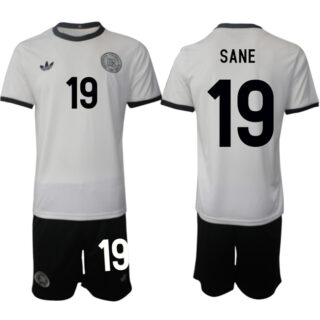 Men's Germany #19 Leaoy Sane White 2025 Home Soccer Jersey Suit