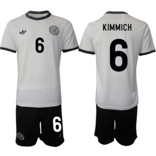 Men's Germany #6 Joshua Kimmich White 2025 Home Soccer Jersey Suit