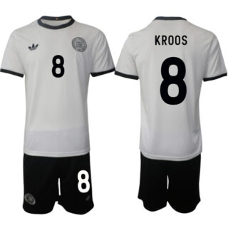 Men's Germany #8 Kroos White 2025 Home Soccer Jersey Suit