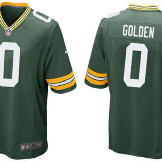 Men's Green Bay Packers #0 Matthew Golden Green 2025 Stitched Game Jersey