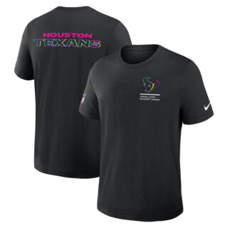 Men's Houston Texans Black 2025 Crucial Catch Tri-Blend Dri-FIT T-Shirt