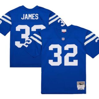 Men's Indianapolis Colts #32 Edgerrin James Royal 1999 Stitched Football Jersey