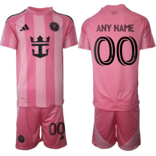 Men's Inter Miami CF Custom 25 26 Pink Home Soccer Jersey Suit