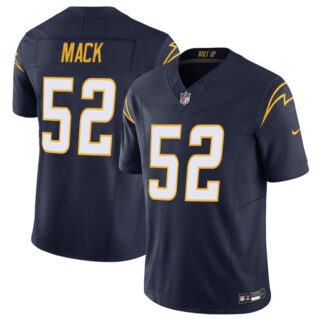 Men's Los Angeles Chargers #52 Khalil Mack Navy 2025 F.U.S.E Vapor Limited Stitched Football Jersey