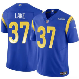 Men's Los Angeles Rams #37 Quentin Lake Blue 2025 F.U.S.E. Vapor Untouchable Stitched Football Jersey