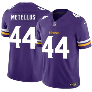 Men's Minnesota Vikings #44 Josh Metellus Purple 2025 F.U.S.E. Vapor Untouchable Limited Stitched Jersey