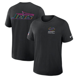 Men's New York Jets Black 2025 Crucial Catch Tri-Blend Dri-FIT T-Shirt