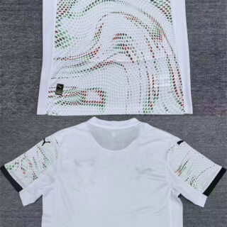 Men's Portugal Team Blank 2025 White Away Soccer Jersey 1