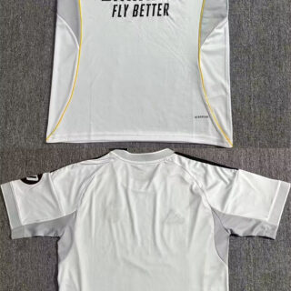 Men's Real Madrid Blank White 2025 Home Soccer Jersey