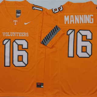 Men's Tennessee Volunteers #16 Peyton Manning Orange 2025 F.U.S.E. Stitched Jersey