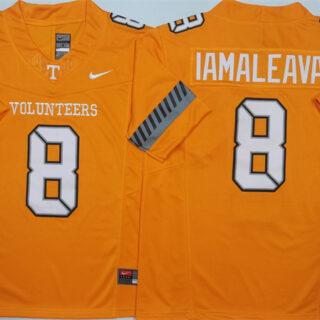 Men's Tennessee Volunteers #8 Nico Iamaleava Orange 2025 F.U.S.E. Stitched Jersey