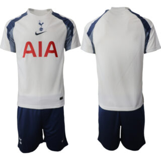 Men's Tottenham Hotspur Blank 2025 26 White Home Soccer Jersey Suit