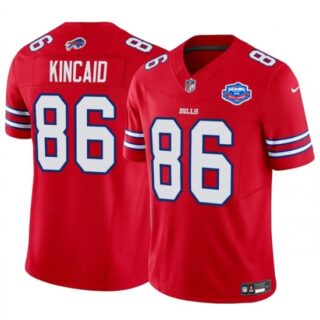 Men's Buffalo Bills #86 Dalton Kincaid Red 2025 F.U.S.E. With Farewell Vapor Untouchable Limited Football Stitched Jersey