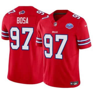 Men's Buffalo Bills #97 Joey Bosa Red 2025 F.U.S.E. With Farewell Vapor Untouchable Limited Football Stitched Jersey