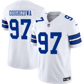 Men's Dallas Cowboys #97 Osa Odighizuwa White 2025 F.U.S.E Vapor Untouchable Limited Football Stitched Jersey