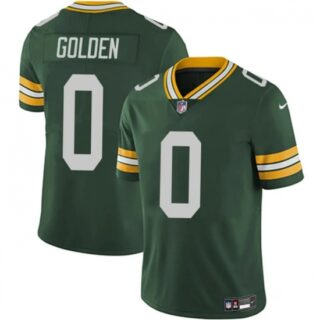 Men's Green Bay Packers #0 Matthew Golden Green 2025 Vapor Untouchable Limited Football Stitched Jersey