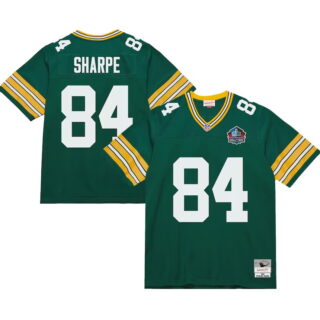 Men's Green Bay Packers #84 Sterling Sharpe Mitchell & Ness Green 1994 Legacy Jersey