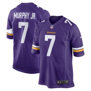 Men's Minnesota Vikings #7 Byron Murphy Jr. Nike Purple NFL Game Jersey