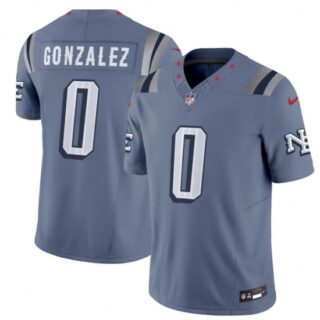 Men's New England Patriots #0 Christian Gonzalez 2025 F.U.S.E. Rivalry Series Vapor Limited Football Stitched Jersey