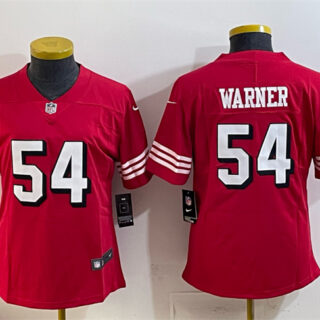 Youth San Francisco 49ers #54 Fred Warner New Red Vapor Untouchable Stitched Football Jersey