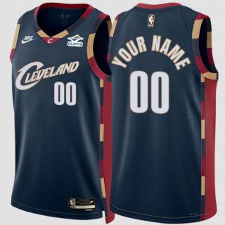 Men's Cleveland Cavaliers Active Player Custom Navy 2025 26 Classic Edition Stitched Basketball Jersey