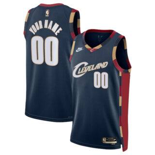 Men's Cleveland Cavaliers Active Player Custom Navy 2025 Classic Edition Stitched Jersey