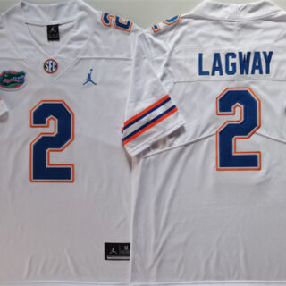 Men's Florida Gators ACTIVE PLAYER Custom White Stitched Jersey