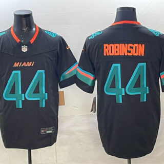 Men's Miami Dolphins #44 Chop Robinson Black 2025 F.U.S.E. Rivalries Vapor Limited Stitched Football Jersey