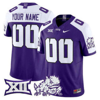 Men's TCU Horned Frogs Active Player Custom Purple Alternate 2025 F.U.S.E. Vapor Limited Stitched Baseball Jersey