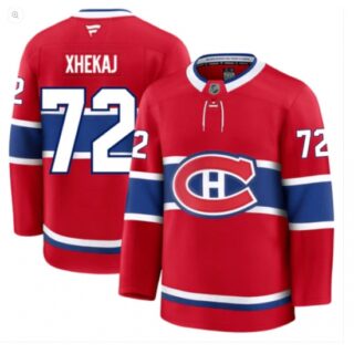 Men's Montreal Canadiens #72 Arber Xheka Fanatics Premium Home Jersey