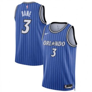 Men's Orlando Magic #3 Desmond Bane Blue 2025 Icon Edition Stitched Basketball Jersey