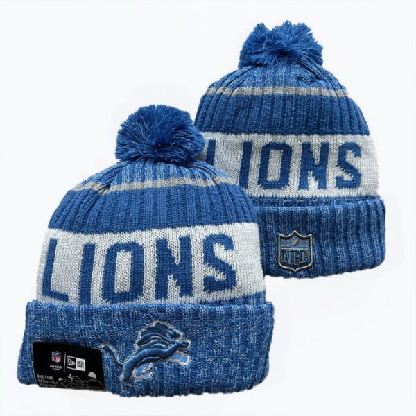 NFL Detroit Lions Knit Hats 02