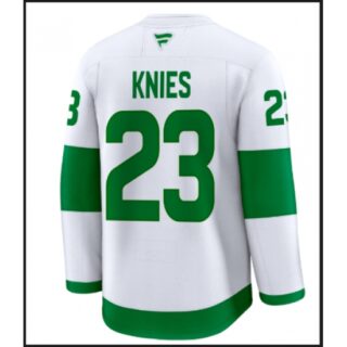 Youth Toronto Maple Leafs #23 Matthew Knies White Authentitc Jersey