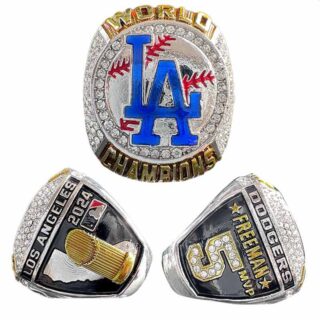 2024 MVP Dodgers Champions #5 Freeman Ring With Box