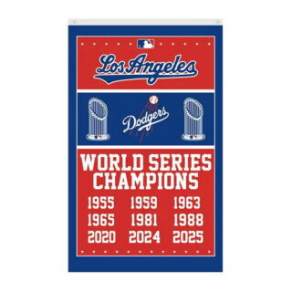 2pcs. 2025 World Series Champions Dodgers Flag 3X5FT