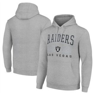 Men's Las Vegas Raiders Grey Pullover Hoodie